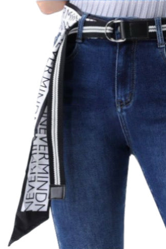 ΠΑΝΤΕΛΟΝΙ JEAN MOM FIT ΜΕ ΖΩΝΗ ΦΟΥΛΑΡΙ / SA6578